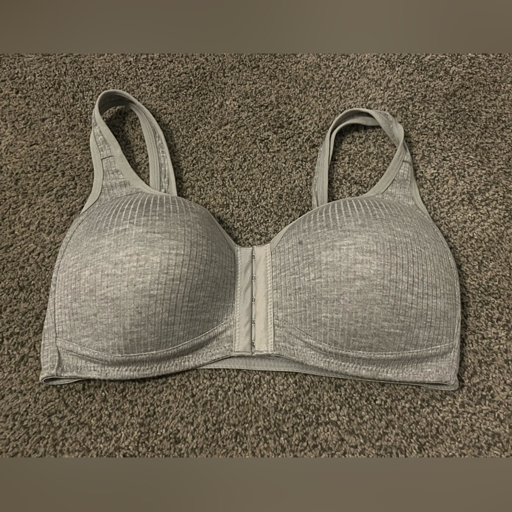 Grey Sports Bra